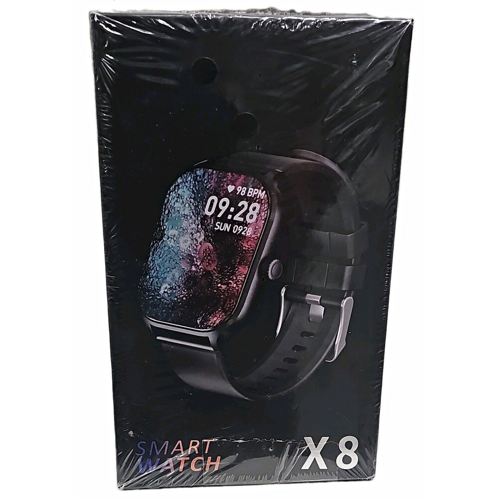Laxasfit X8 Smart Watch Bluetooth Call Fitness Tracker Heart Rate Sleep Monitor